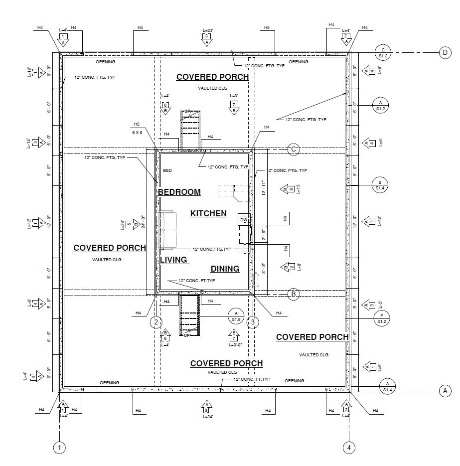 Single Family Residential Project-Shearwall & Foundation Design