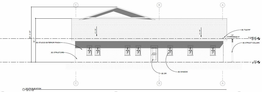Elevation for church project